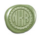 Scallop Frame Circle Monogram Peel & Stick Wax Seals Image 11 of 11